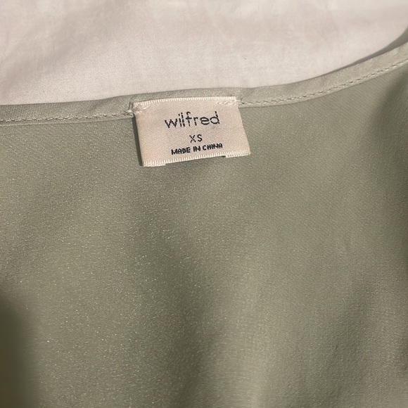 Aritzia sage green slip mini dress - Picture 5 of 5